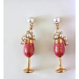 Betsey Johnson | Jewelry | Betsey Johnson Champagne Glass  display picture 1